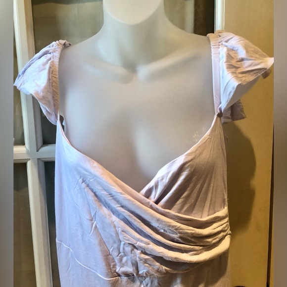 Women’s white off the shoulder deep v bodycon long tail dress in size xl - Picture 8 of 12